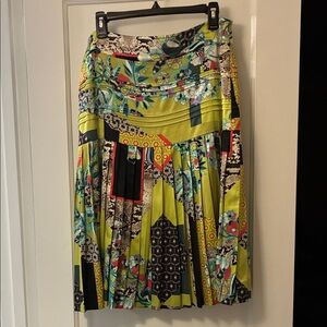 Etcetera Multicolor A-Line Skirt